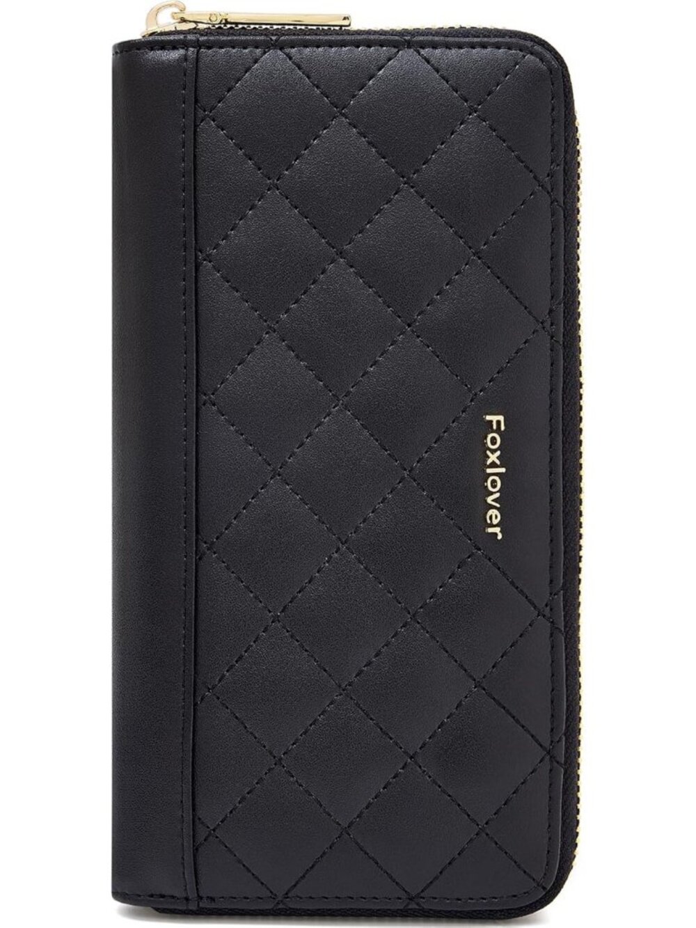 Genuine Leather Clutch Wallet for Women with Zipper, Stylish & Functional Design